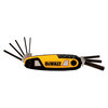 Dewalt 8 Piece SAE Fold-Up Hex Key Set, DWHT70262M DWHT70262M